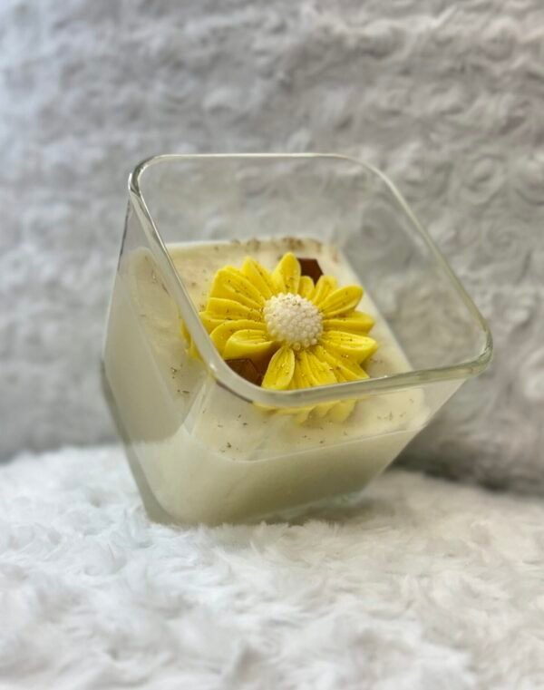 Squared Glass Jar Candle