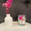 Luna Veil – Iridescent Glass Jar Candle