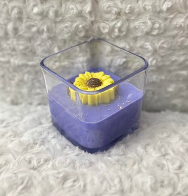 Squared Glass Jar Candle