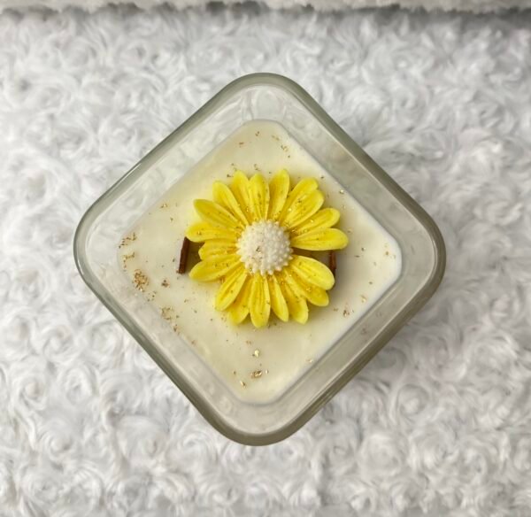 Squared Glass Jar Candle