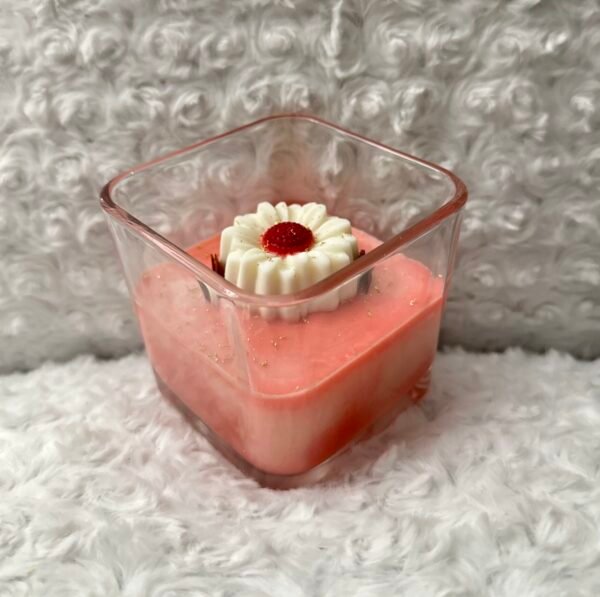 Squared Glass Jar Candle