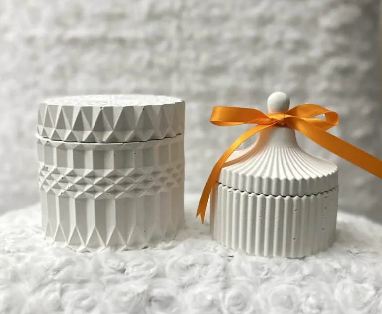 concrete vessel candles